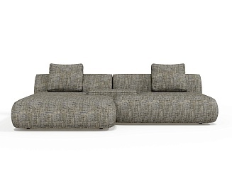 Диван LANCE угловой c пуфом